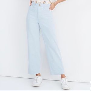 Madewell Wide Leg Crop in Speckle